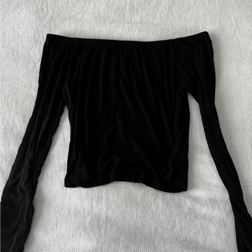 Elegant Black Long Sleeve Top
